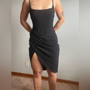 Black, Medium Dress